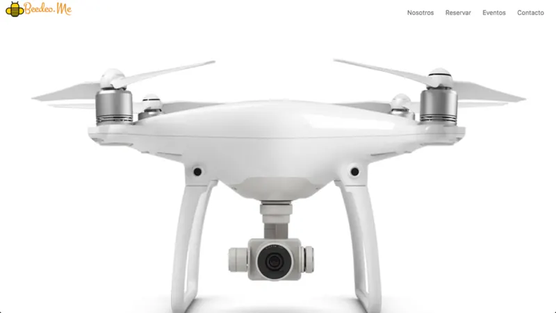 Beedeo.Me aerial drone video booking website